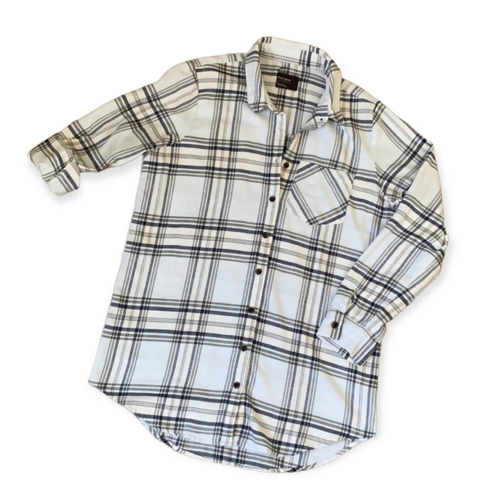 Free Press Plaid Flannel Nightshirt